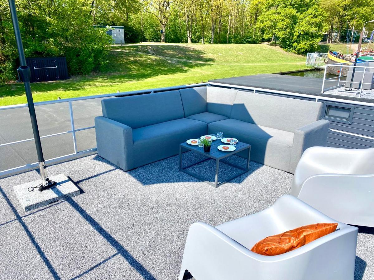 Houseboat Met Dakterras Mookerplas Middelaar Eksteriør bilde